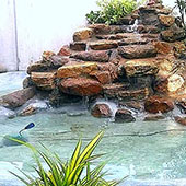 Landscaping Company Garden Maintenance Services in Sri Lanka waterfall